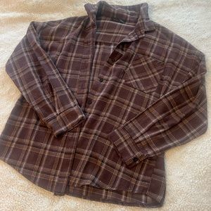 Brown flannel / Sz M / Shein